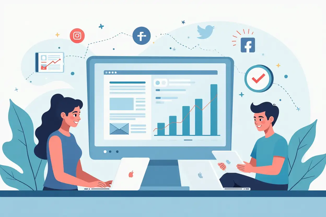 Digital Agency Illustration